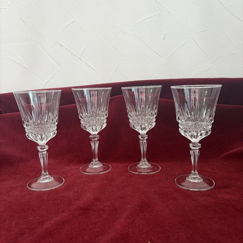 Verres vin rouge - 4, cristal