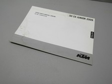 2009 KTM 50 SX JUNIOR ENGINE SPARE PART MANUAL 3CM0802451EN