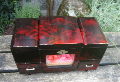 Ancien coffret boite bijoux - boite,