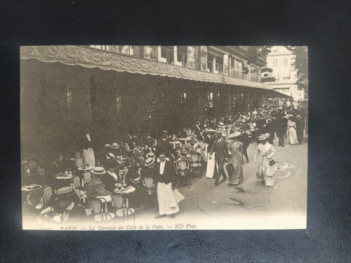 Carte postale paris terrasse - postale,