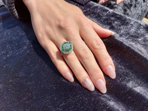 Bague fiançailles vintage - de,