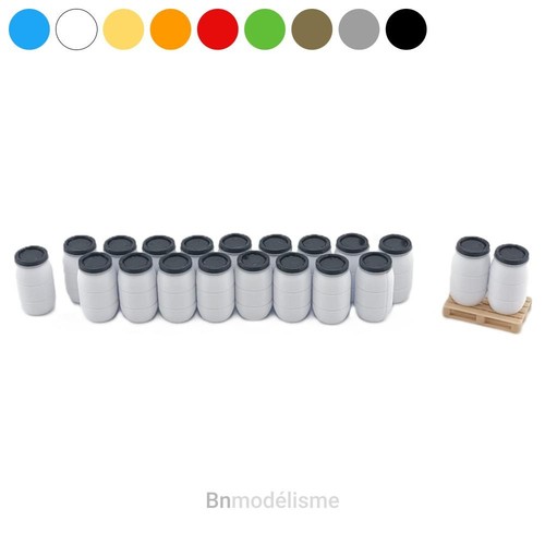 Lot bidons plastique - lot, 20