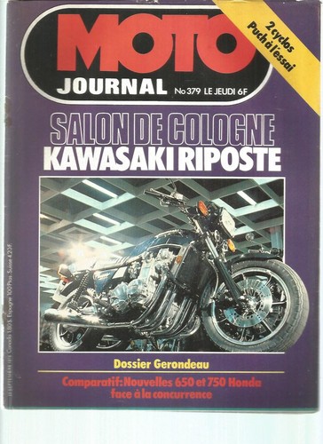 Moto journal 379 honda 650 - n°379,