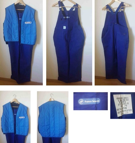 Salopette travail vintage - salopette,