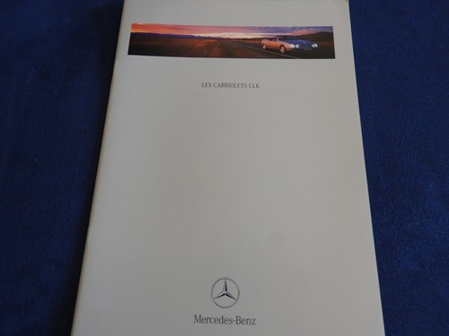 Catalogue mercedes benz clk - catalogue, mercedes-benz