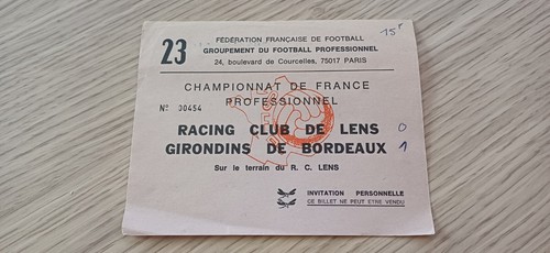 Ticket billet lens - ticket, rc