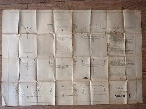 Plan modélisme bateau vedette - plan,