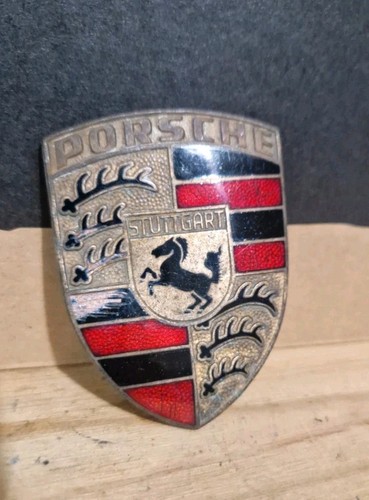 Emblème blason capot porsche - capot,
