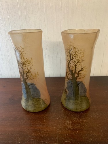 Paire vase legras - de,