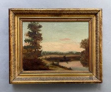 Personnage dans une barque