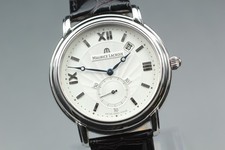 [w/Box ] Maurice Lacroix Masterpiece MP7028 40mm Manual Winding Watch White Dial