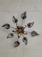 Wrought iron chandelier ceiling light with diam lys 50 cm