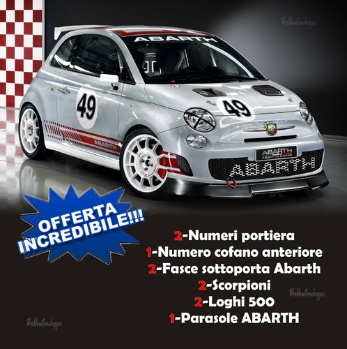 Adhésifs autocollant fiat 500 - fiat,