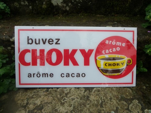 Plaque publicitaire vintage - plaque,