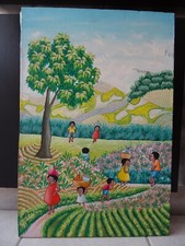 Tableau Haïtien Art Naif