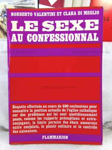 Sexe confessionnal - le,
