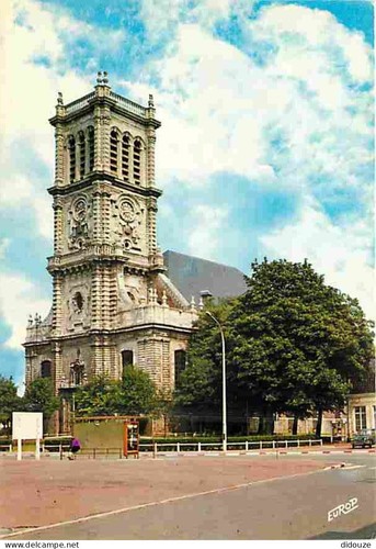 Carte postale carvin - -,