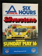 Silverstone 6hrs signed Michele Alboreto Jacky Ickx Henri Pescarolo David  Hobbs