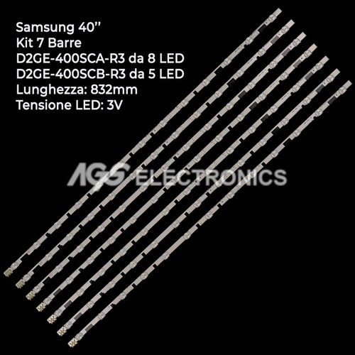 Kit barres rayures led - de,