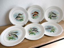 SIX ASSIETTES PLATES SERVICE A