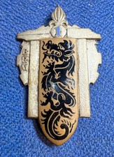 INSIGNIA 1ST BATTALION OF WORKERS OF THE MATERIAL SERVICE OLIVIER METRA