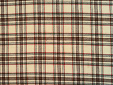 Tissu ancien tartan laine et coton écossais  larg 160 cm x H  106 cm C755
