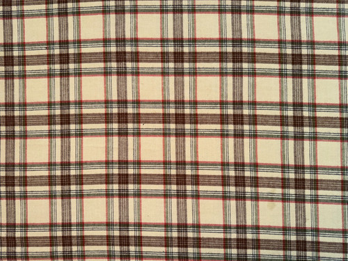 Tissu ancien tartan - laine, et
