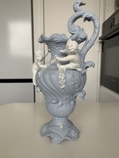 Superbe grand vase Art Nouveau 1900  BISCUIT Putti