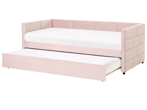 Lit gigogne glamour velours - lit,