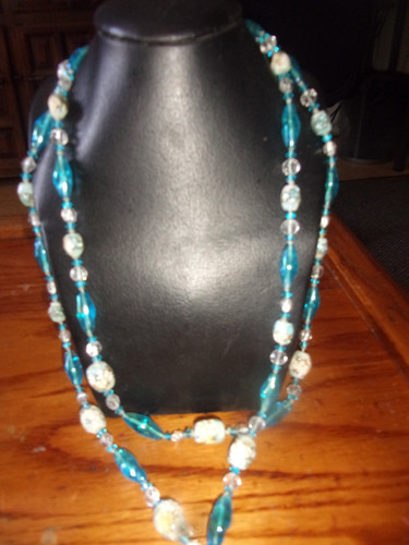 Collier double rangs perles - rangs,