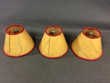 Lot de 3 anciens abat jour en