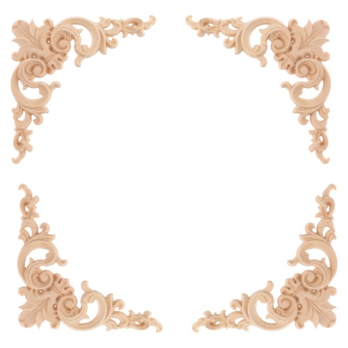 4pcs 5x11 en bois - cm,