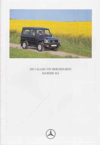 Catalogue brochure mercedes - mercedes, g