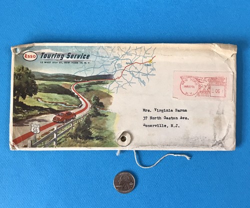 1951 esso road - esso, map