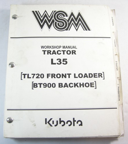 Kubota l35 tractor with tl720 - tractor,
