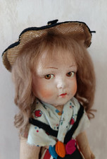 Antique Raynal Type Canvas/Fabric Doll 39cm.