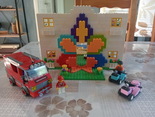 Lego maison fleur camping - lego,