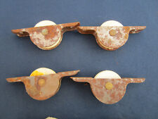 4 roulettes fer & plastique