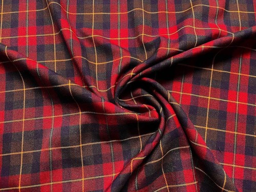 Tissu carreaux tartan - À,