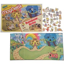 Vtg 1983 Rainbow Brite MagNetix Magnetic Playset Pressman Toys 30+ pcs 1983