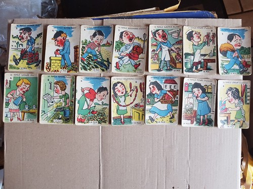 Tre ancien jeu carte 7 - jeu,