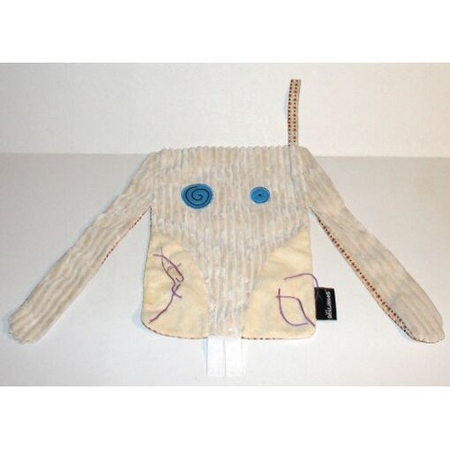 Doudou lapin lapinos beige - lapinos,