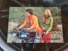 Mobylette CYCLES PEUGEOT VELO dépliant publicitaire 101 102 103 104 SPR TSR GT