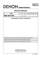 Service Manuel D'Instructions