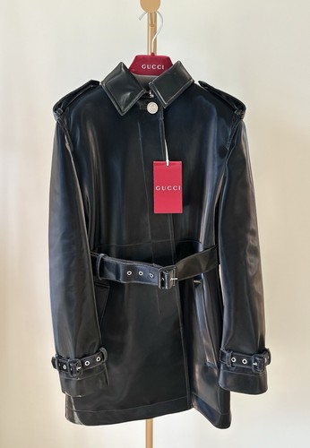Gucci velvet effect leather - velvet,