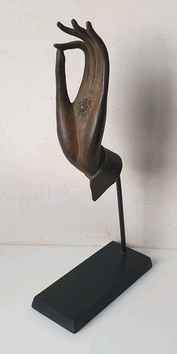 Main bouddha bronze sculpture - bouddha,