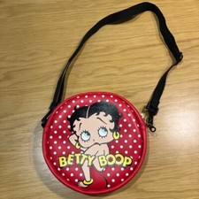 Betty Boop Circle Shoulder Bag BET-031b Red Dot pattern Cute Case Japan