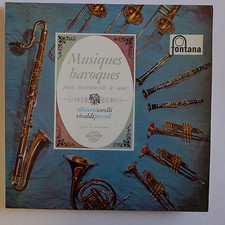 LP/ Musiques baroques pour instruments à vents / Albinoni, Corelli, Vivaldi, ...