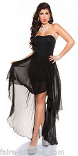 Vêtements FEMME / FILLE Longue Robe à voile NOIRE / Fashion / Taille : 38 40