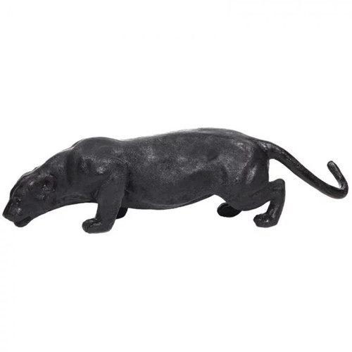 Statue panthère noir - , en